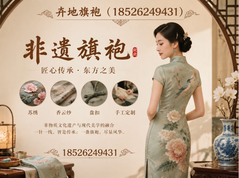 河西区津派旗袍展示图