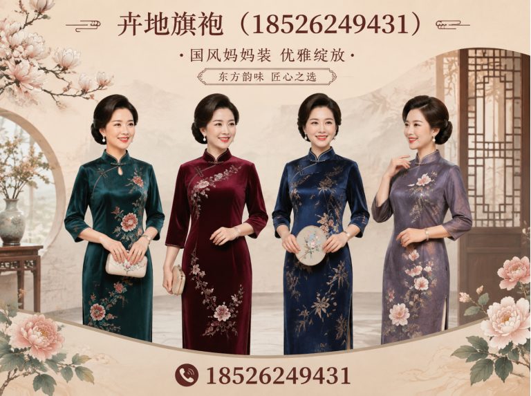 河西区非遗旗袍展示图